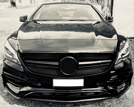 MERCEDES W117 CLA IÇIN UYUMLU 2013-2015 CLA 45 GÖRÜNÜM PANJUR - SIYAH